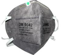 3M 9042 KN90有机蒸气异味及防颗粒物活性炭防尘口罩(头带式/标准号)