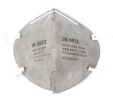 3M 9022灰色折叠头带式防护防尘口罩（双片包装）