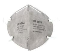 3M 9022灰色折叠头带式防护防尘口罩（双片包装）