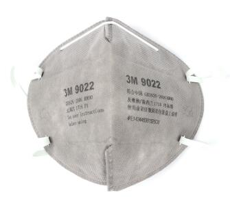 3M 9022灰色折叠头带式防护防尘口罩（双片包装）